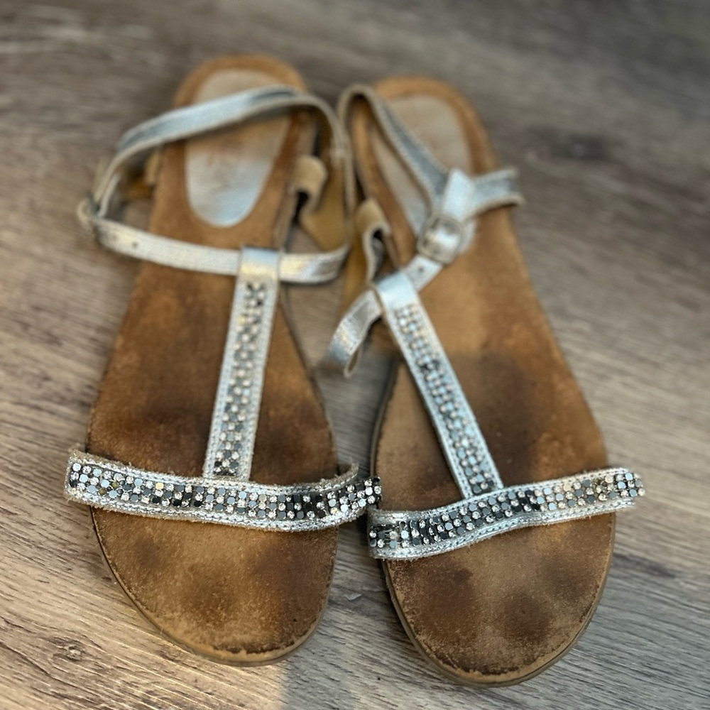 Women's Silver Sandals